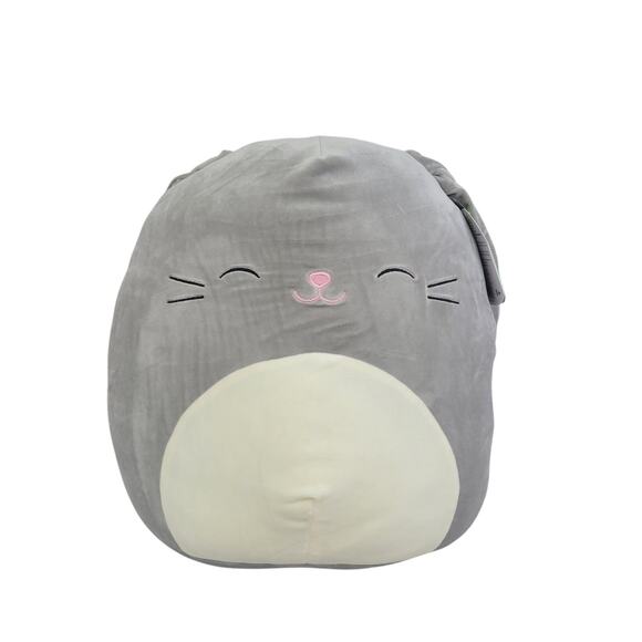 Kellytoy Squishmallows Blake Bunny Rabbit 16" Plush Gray - Picture 1 of 13